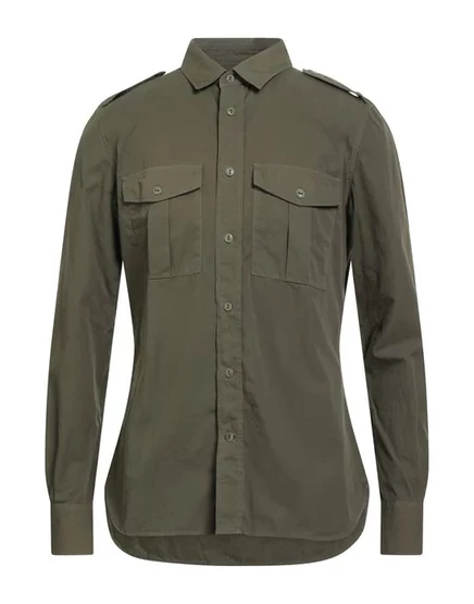GLANSHIRT Pубашка зелёный милитари