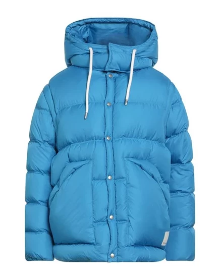 Короткий пуховик Emporio Armani, лазурный