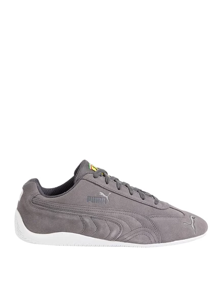 Мужские кроссовки Puma x Ferrari, замшевые, серые
