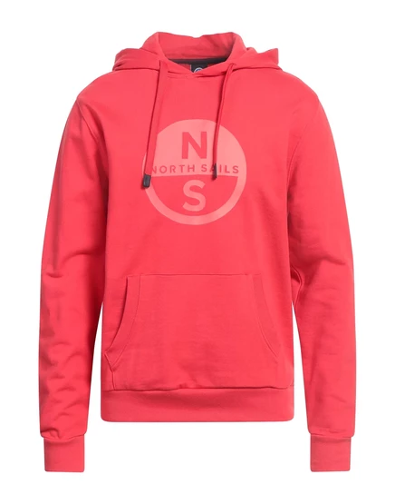 Мужское худи North Sails, коралловое
