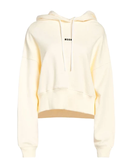 Женское худи MSGM Lorenz_SP, пастельно-желтое
