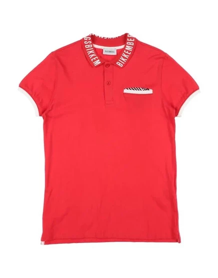 BIKKEMBERGS Поло красный