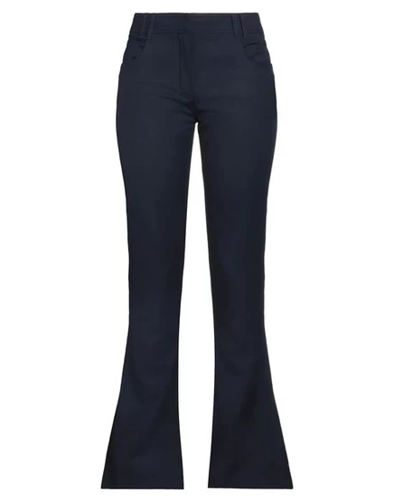 Женские брюки Balmain клеш, темно-синие