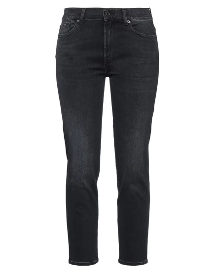 Женские джинсы 7 For All Mankind Roxanne ankle, черные