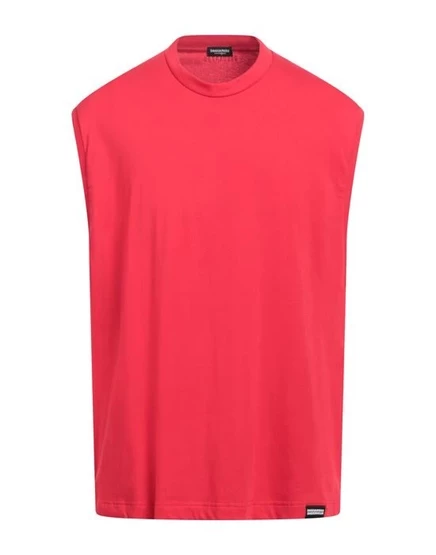 DSQUARED2 Топы и бельевые футболки красный