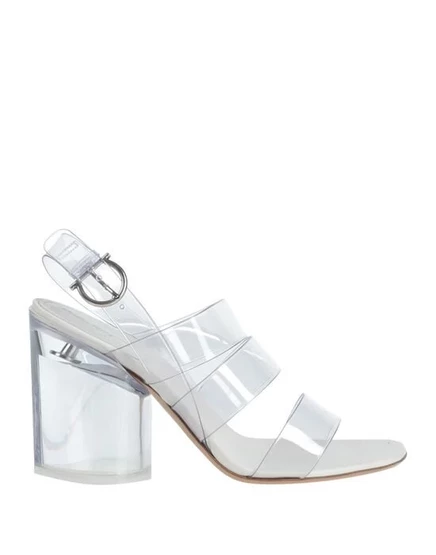 Женские сандалии Ferragamo, прозрачные