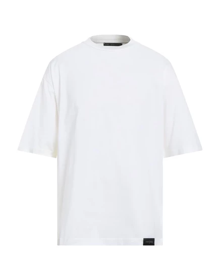 Мужская футболка LOW BRAND Lorenz_SP хлопковая, слоновая кость