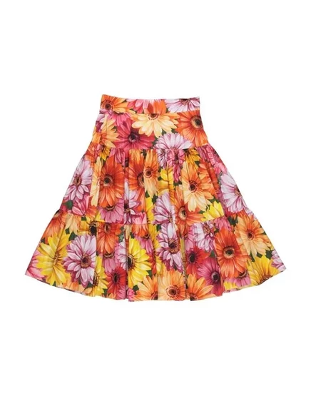 Детская юбка Dolce & Gabbana, хлопок, фуксия