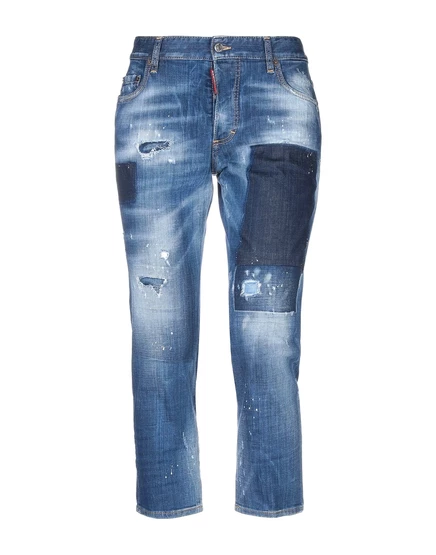 Женские джинсы DSquared2 BRACCIALIN прямые, синие
