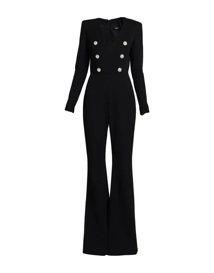 BALMAIN Брючный комбинезон чёрный