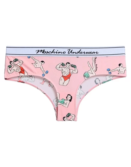 Женские трусы Moschino Wonder Woman, лососевые