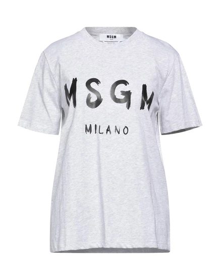Женская футболка MSGM WONDERWOMAN, светло-серая