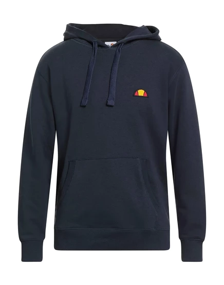 Мужская толстовка Ellesse PAPERMAG флисовая с капюшоном, иссиня-чёрная