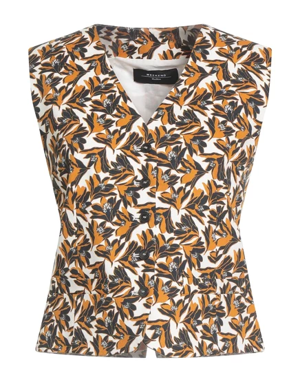 Женский жилет Weekend Max Mara Papermag, горчичный