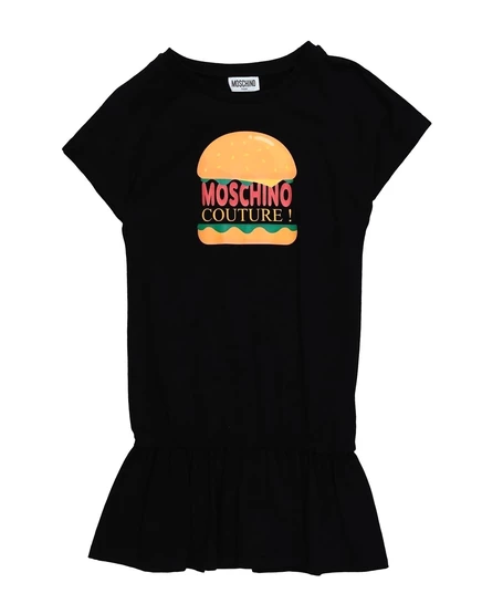 Платье для девочек Moschino Teen Junior, черное