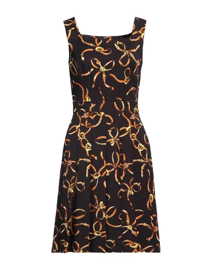 Женское платье миди Boutique Moschino Papermag, черное