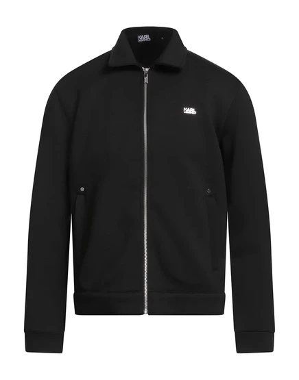 Мужская куртка Karl Lagerfeld Harrington, чёрная