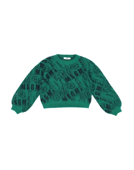 Женский свитер MSGM Junior, зеленый