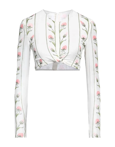 Женский укороченный топ Giambattista Valli PAPERMAG, белый