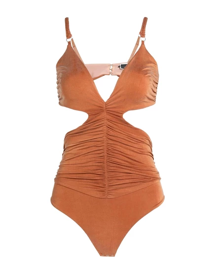 Женское боди Elisabetta Franchi, бежевое