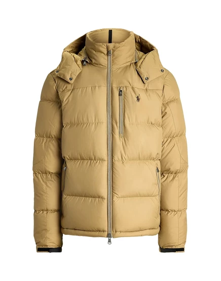 Мужской короткий пуховик Polo Ralph Lauren, хаки