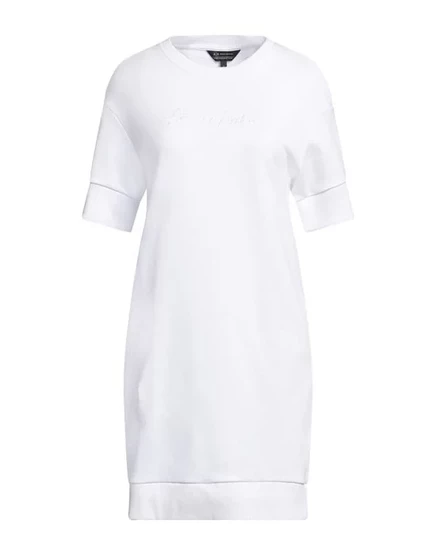 Женское короткое платье Armani Exchange, белое