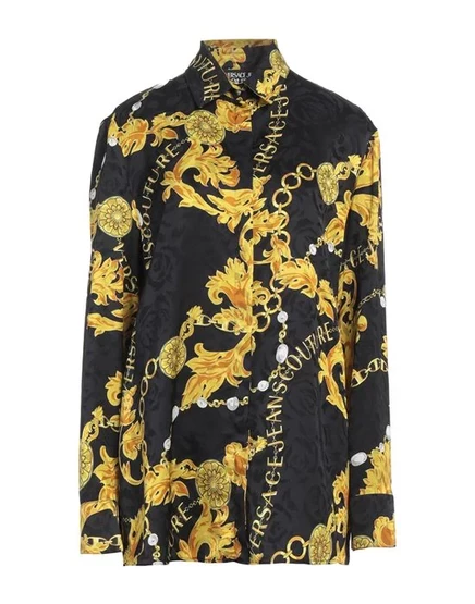 VERSACE JEANS COUTURE Pубашка чёрный