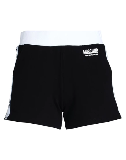 Женские пижамные брюки Moschino PAPERMAG, черные