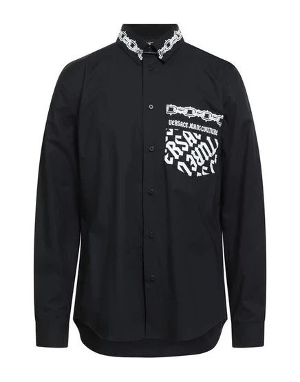 VERSACE JEANS COUTURE Pубашка чёрный
