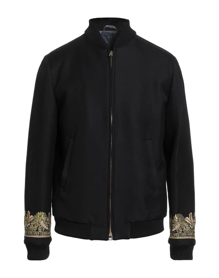 Мужской бомбер Etro с вышивкой, чёрный