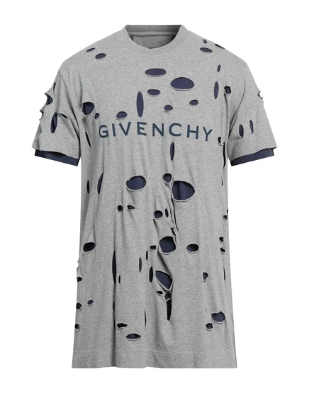 Мужская футболка Givenchy с принтом, серая