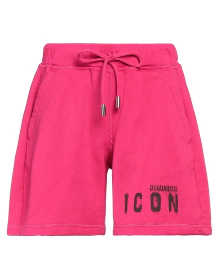 Женские шорты DSquared2 BRACCIALIN флисовые, фуксия