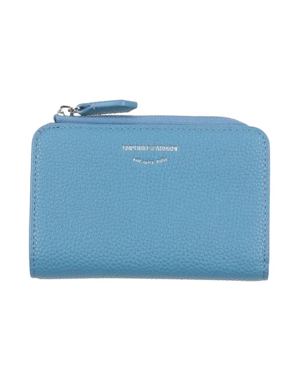 Женский кошелек Emporio Armani, серо-синий