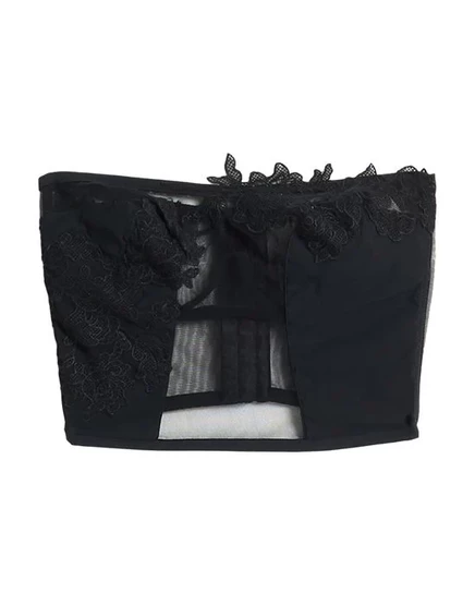 Женский комплект Ermanno Scervino бюстье и пояс, черный