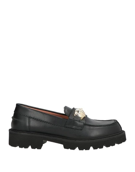 Женские кожаные лоферы Pollini Wonderwoman, черные