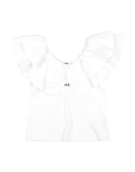 Женская футболка MSGM superweek_junior, гипсово-белая