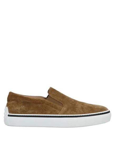 Кеды Tod's слипоны замшевые, хаки
