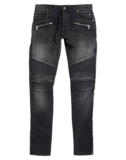 Мужские джинсы Balmain Ibizen, графитовые