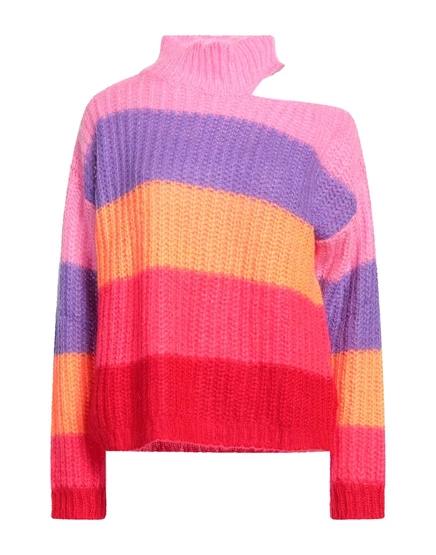 Женская водолазка Kaos Jeans PAPERMAG из мохера, розовая