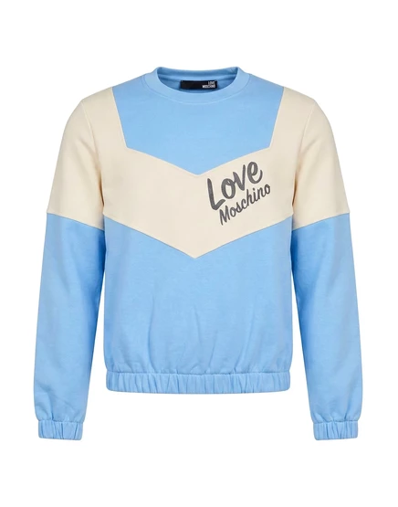 Женский свитшот Love Moschino Hamish, голубой