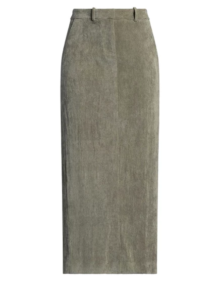 CAMICETTASNOB Maxi skirts шалфейно-зелёный