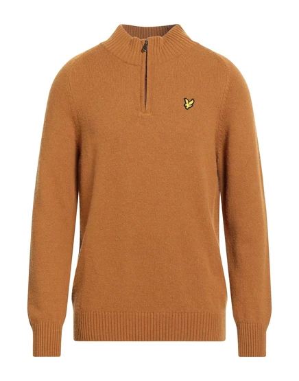 Мужская водолазка Lyle & Scott трикотажная, верблюжая