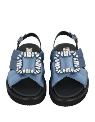 Мужские сандалии Roger Vivier Lorenz_SP, грифельно-синие