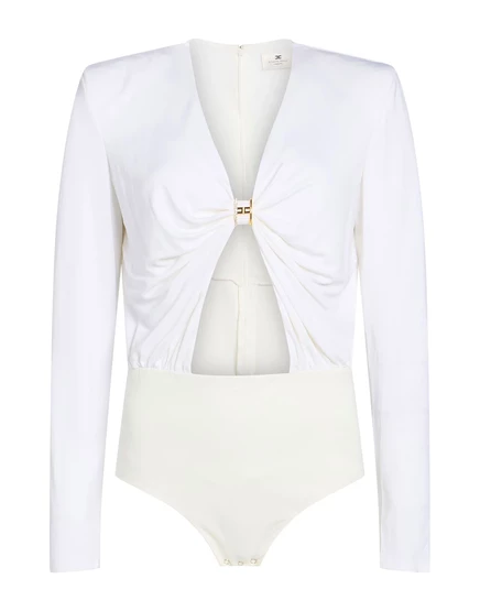 Женское боди Elisabetta Franchi, белое