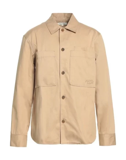 MAISON KITSUNÉ Pубашка песочный
