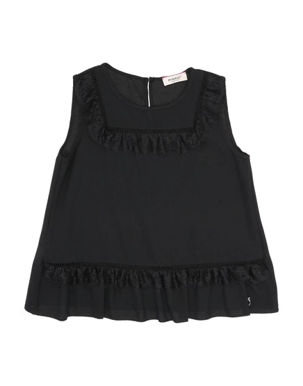 Топ для девочек Pinko Up, черный