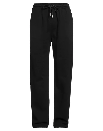 Мужские брюки Off-White Lorenz_SP флисовые, черные