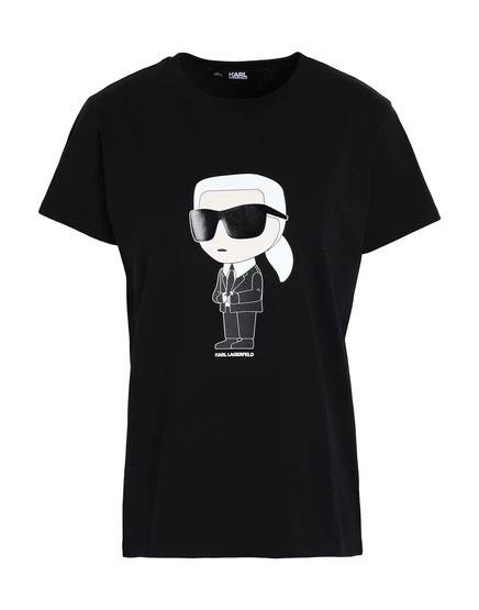 Женская футболка Karl Lagerfeld Hamish, черная