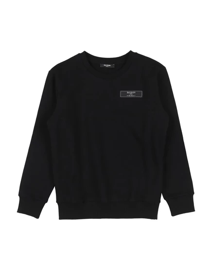 Унисекс толстовка Balmain с логотипом, чёрная