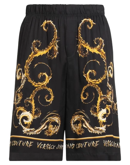 Мужские шорты Versace Jeans Couture Papermag, черные